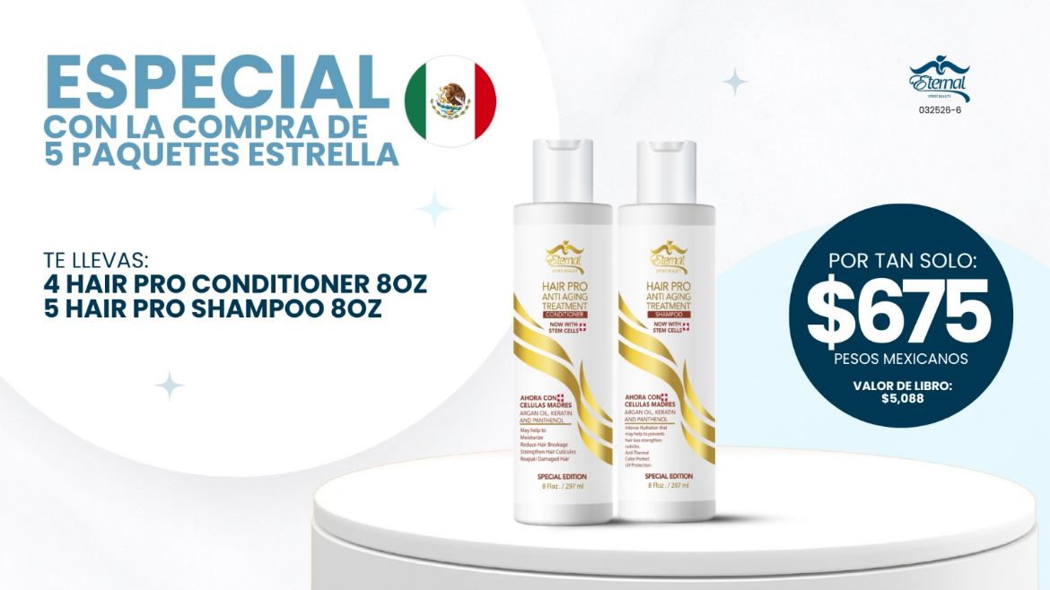 Imagen de Promocion 032526-6: Incentivo de Shampoo y Conditioner con la compra de 5 Paquetes Estrella (Mexico)